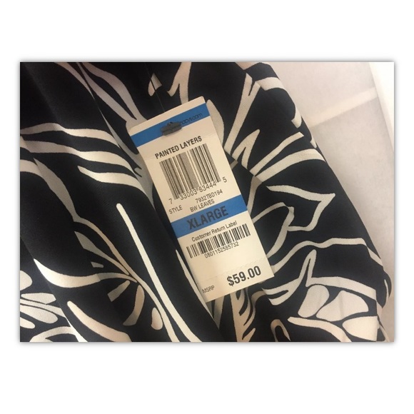 Alfani, dress, black/white, flowers print,sizeXL.: - Picture 10 of 11